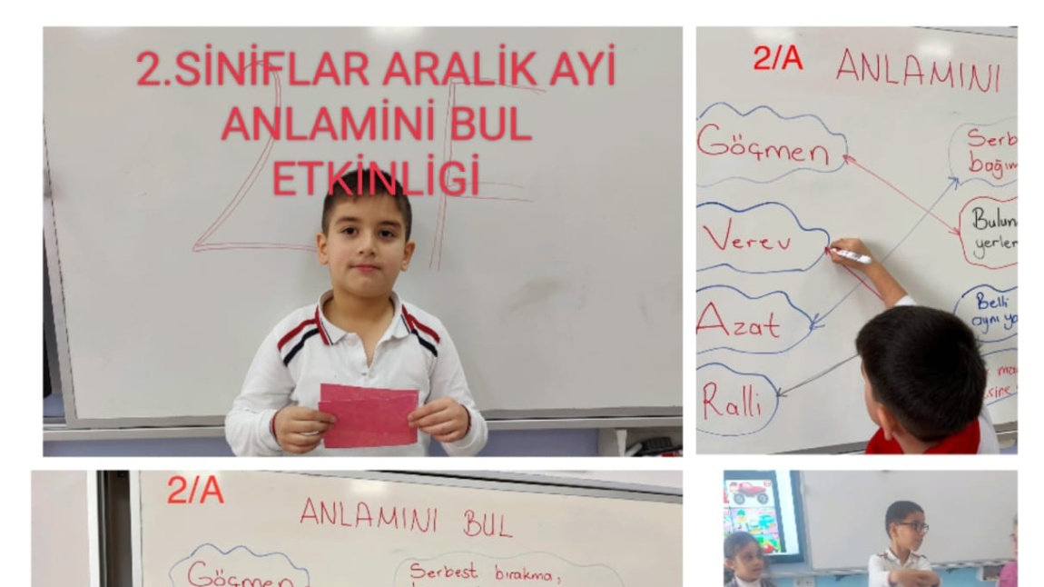 DİLİMİZİN ZENGİNLİKLERİ PROJESİ ARALIK AYI ANLAMINI BUL ETKİNLİĞİ 2. SINIFLAR