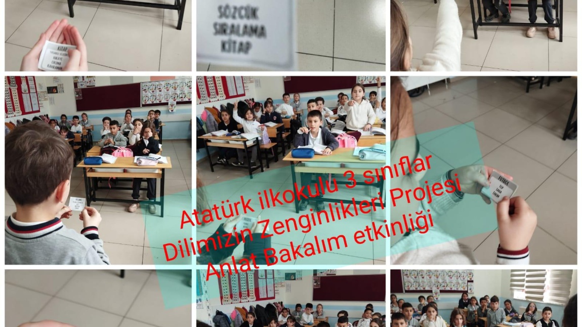 DİLİMİZİN ZENGİNLİKLERİ PROJESİ ARALIK AYI ANLAMINI BUL ETKİNLİĞİ 3. SINIFLAR