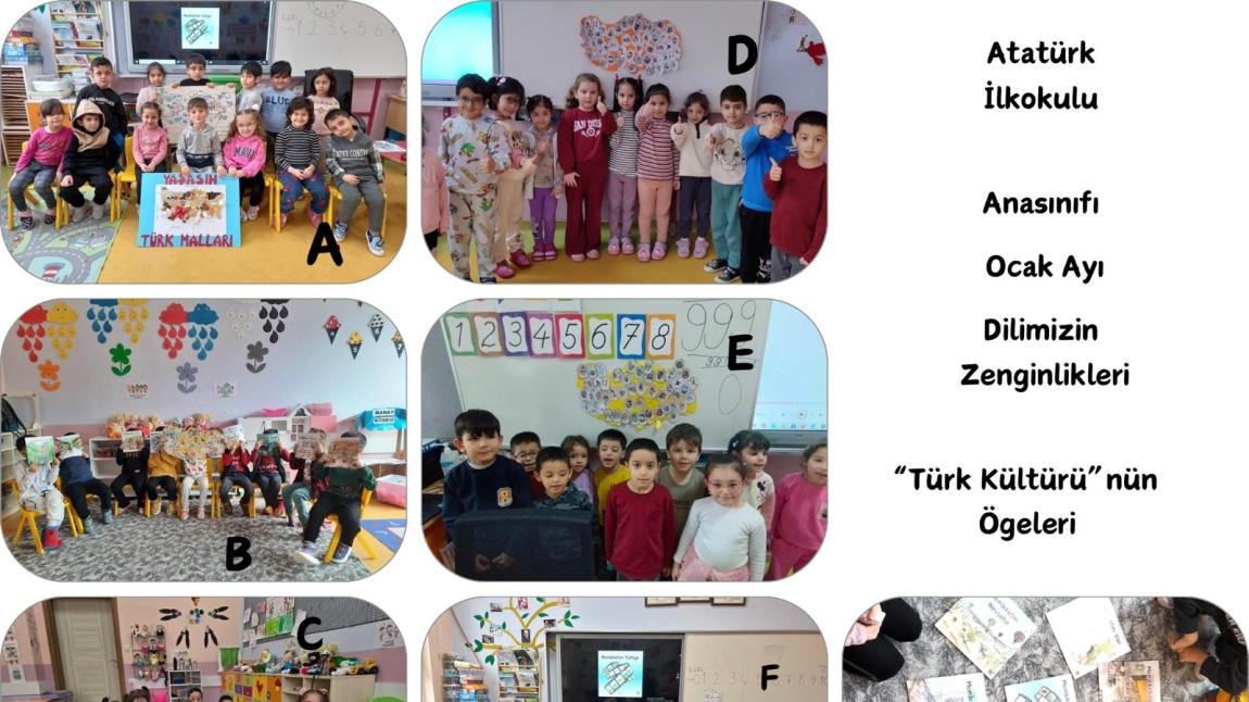 DİLİMİZİN ZENGİNLİKLERİ ANASINIFI OCAK AYI 