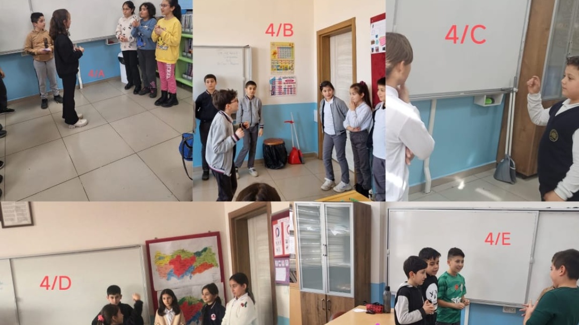 DİLİMİZİN ZENGİNLİKLERİ PROJESİ ŞUBAT AYI 4. SINIFLAR ANLATBAKALIM ETKİNLİĞİ
