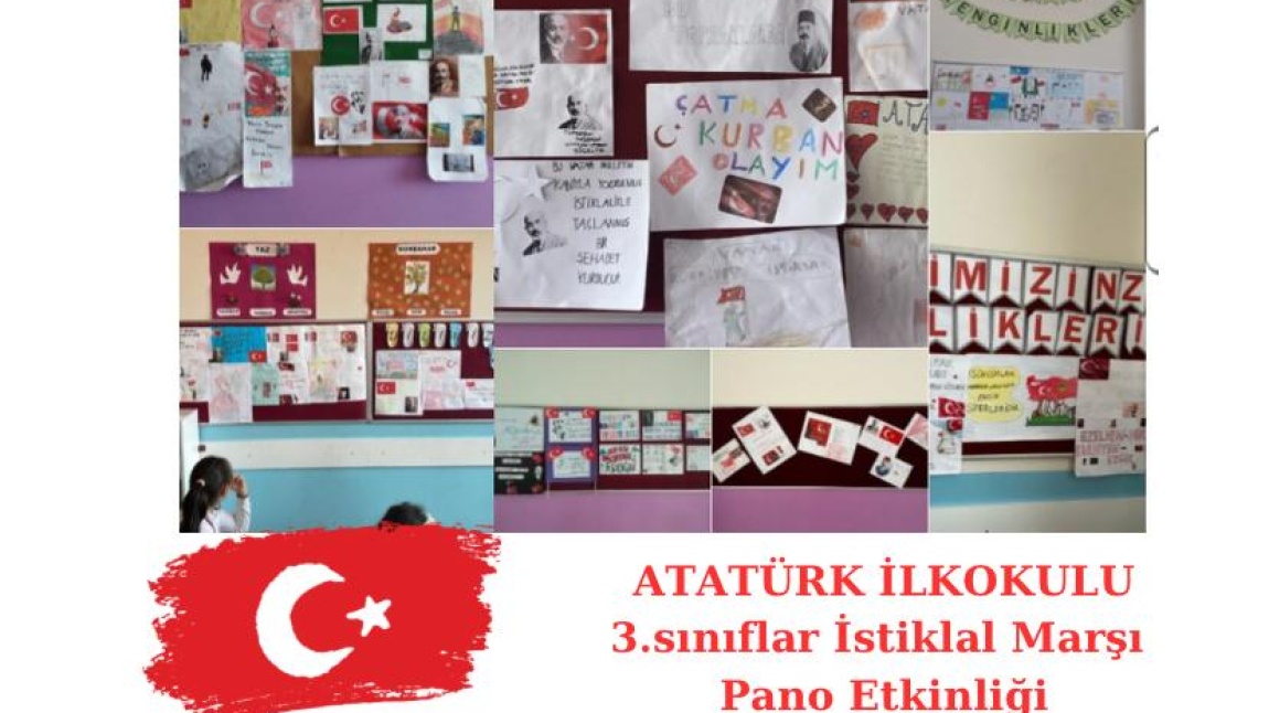 DİLİMİZİN ZENGİNLİKLERİ PROJESİ 3. SINIFLAR MART AYI ETKİNLİĞİ
