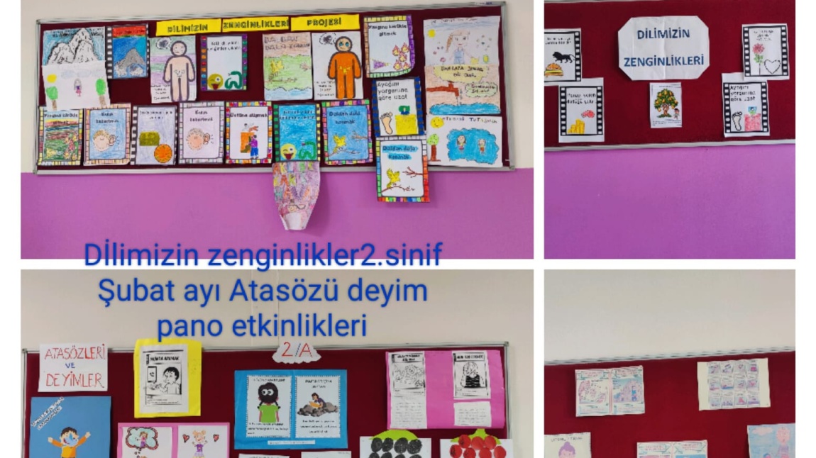DİLİMİZİN ZENGİNLİKLERİ PROJESİ 2. SINIFLAR ŞUBAT AYI DEYİM VE ATASÖZÜ RESİMLEME ETKİNLİĞİ