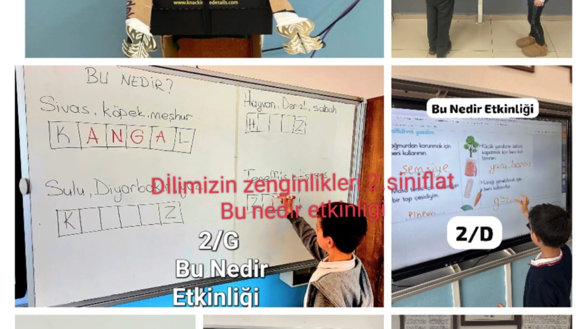 DİLİMİZİN ZENGİNLİKLERİ PROJESİ NİSAN AYI BU NEDİR ETKİNLİĞİ 2. SINIFLAR